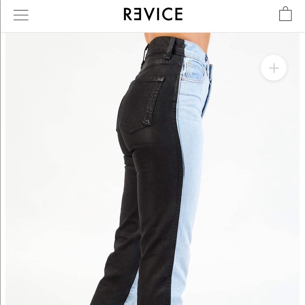 REVICE EX boyfriend Harlow wash jeans w/TAGS